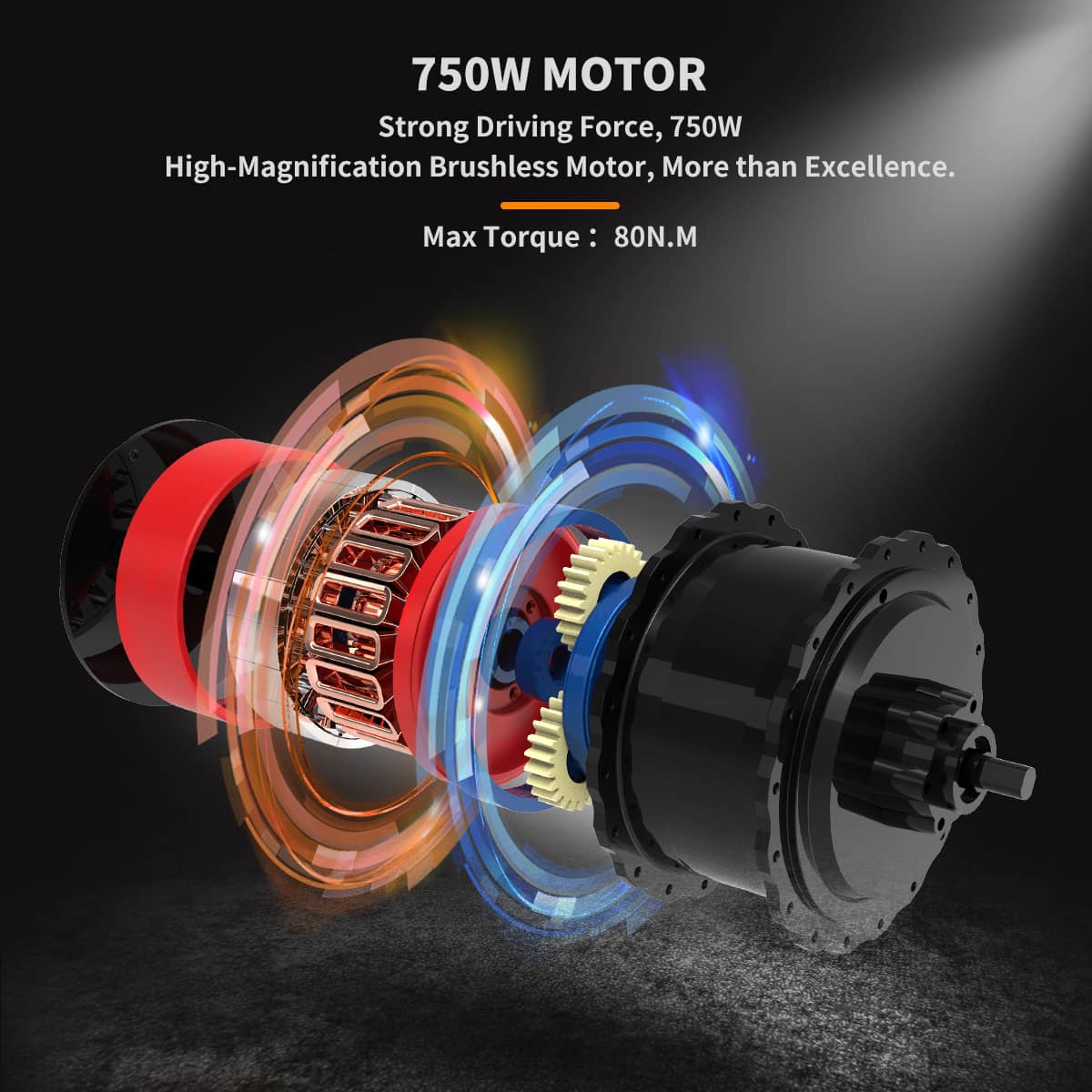 Aostirmotor Step-Through Electric Bike, S07-G, 750W - 750W Motor - Street Rides