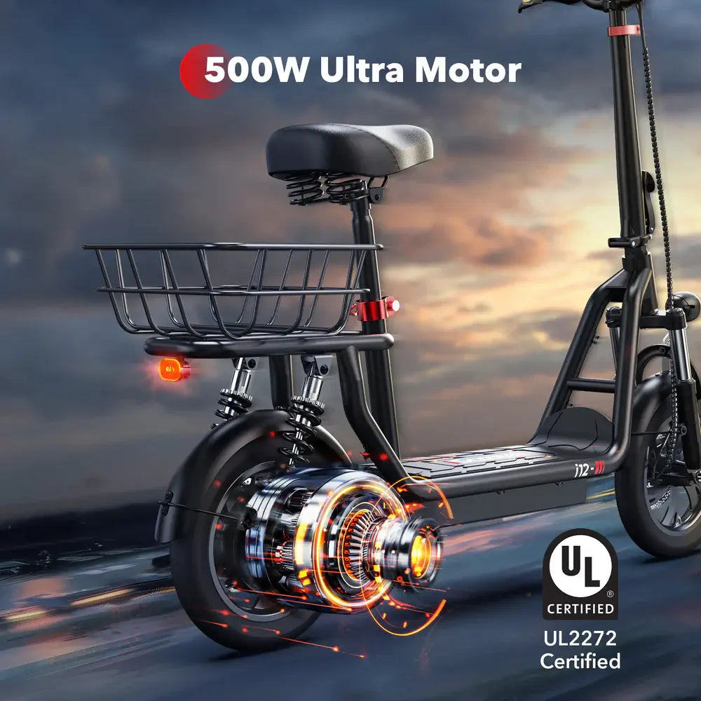 iScooter i12 Electric Scooter with Seat - Street Rides