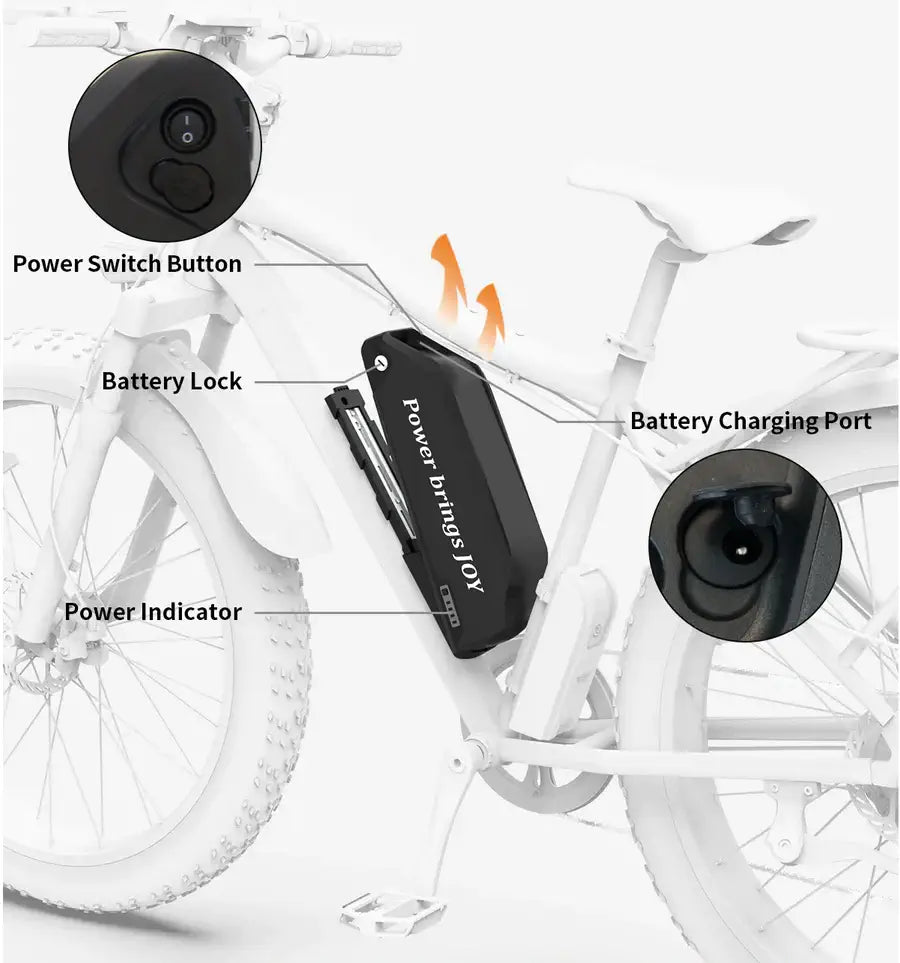 AOSTIRMOTOR Hero Off-Road Electric Mountain Bike- Street Rides