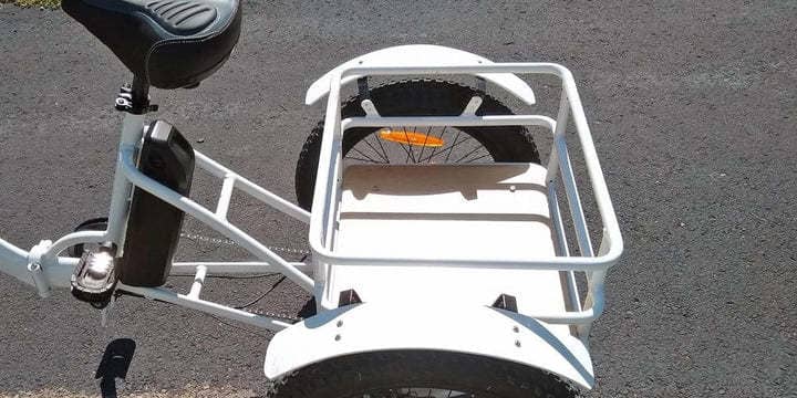 EUNORAU New-Trike Step-Thru Fat Tire E-Tricycle-Street Rides