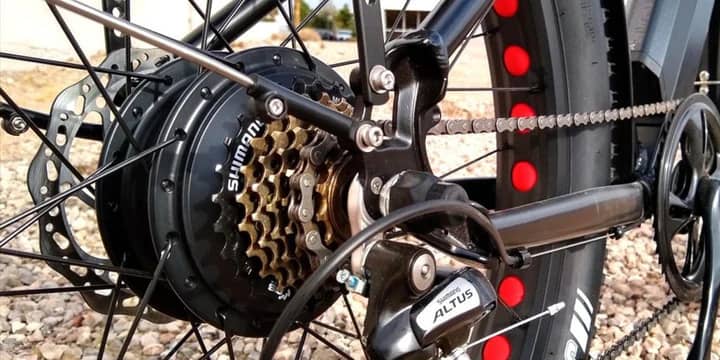 Eunorau 48V FAT-AWD Electric Mountain Bike - Street Rides