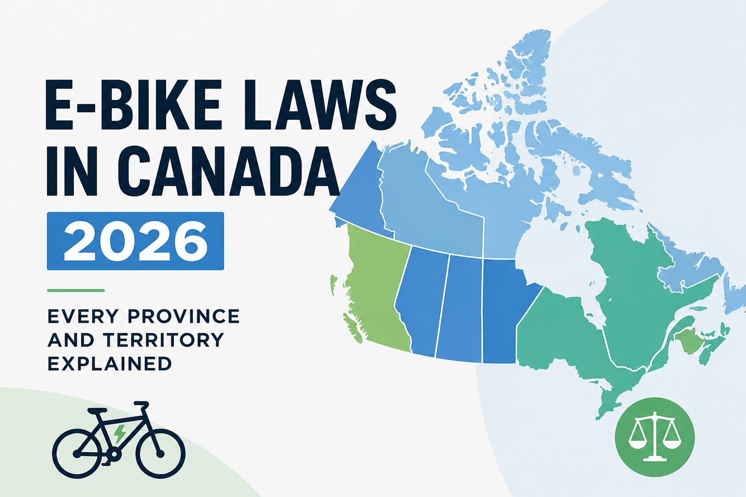 E-Bike Laws in Canada 2026: Every Province and Territory Explained