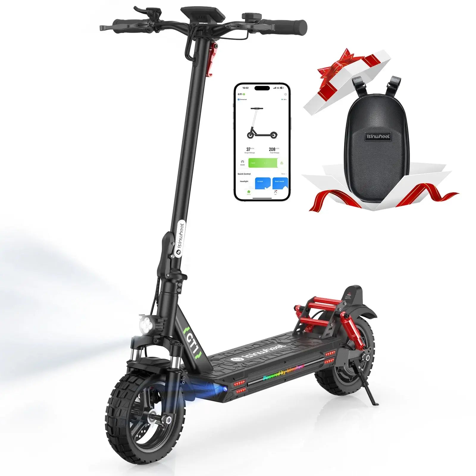 isinwheel GT1 800W Off Road Electric Scooter - Street rides