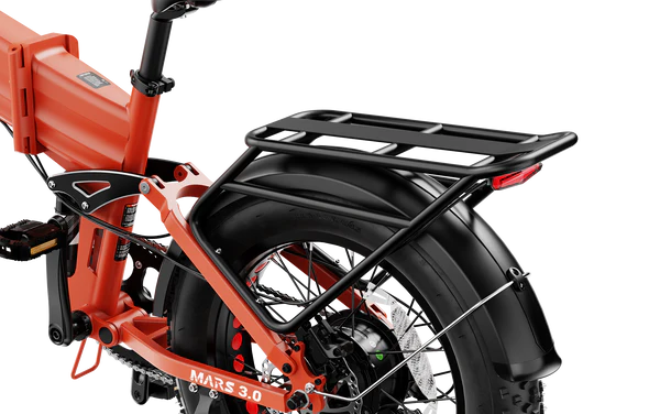 Heybike Mars 3.0 electric bike Canada folded detail