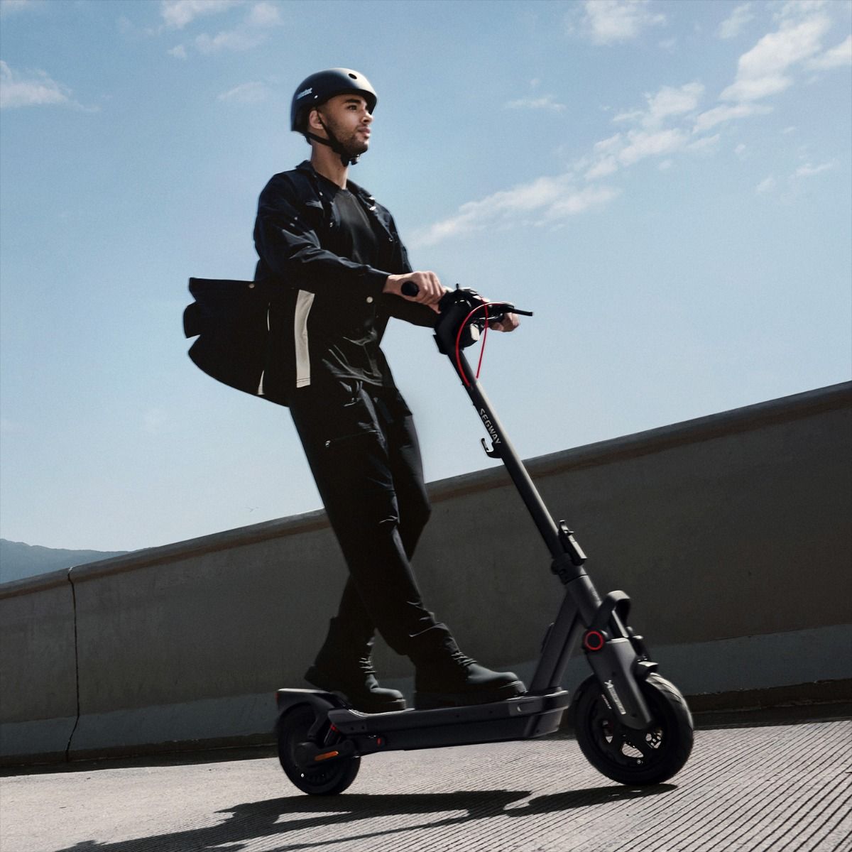 Segway Ninebot MAX G3 electric scooter riding scene