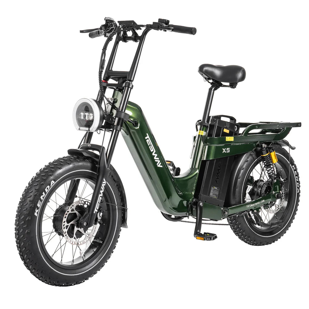TESWAY X5 AWD E-Bike Canada | 3600W Dual Motor, 60Ah Long Range