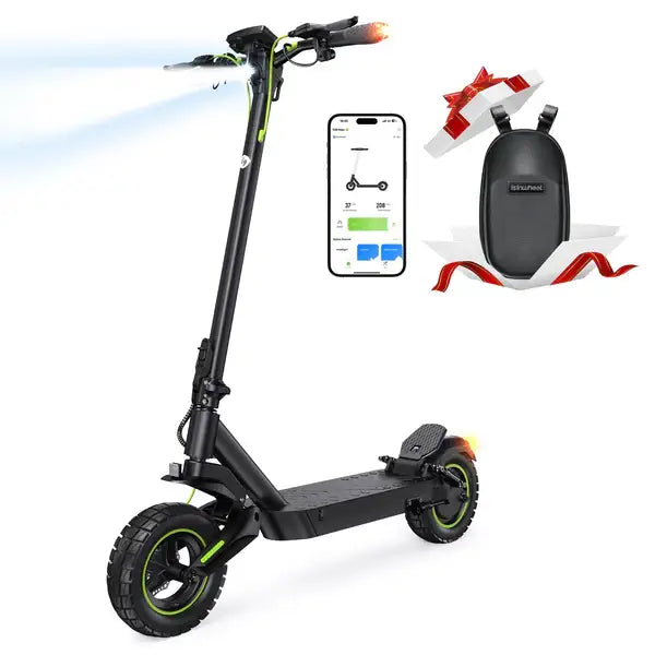 isinwheel S10Max 1000W High-End Commuting Electric Scooter-Street