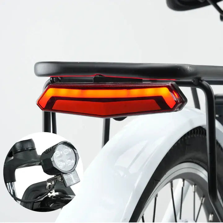 iSinwheel U2 Electric Cruiser Bike - Street Rides