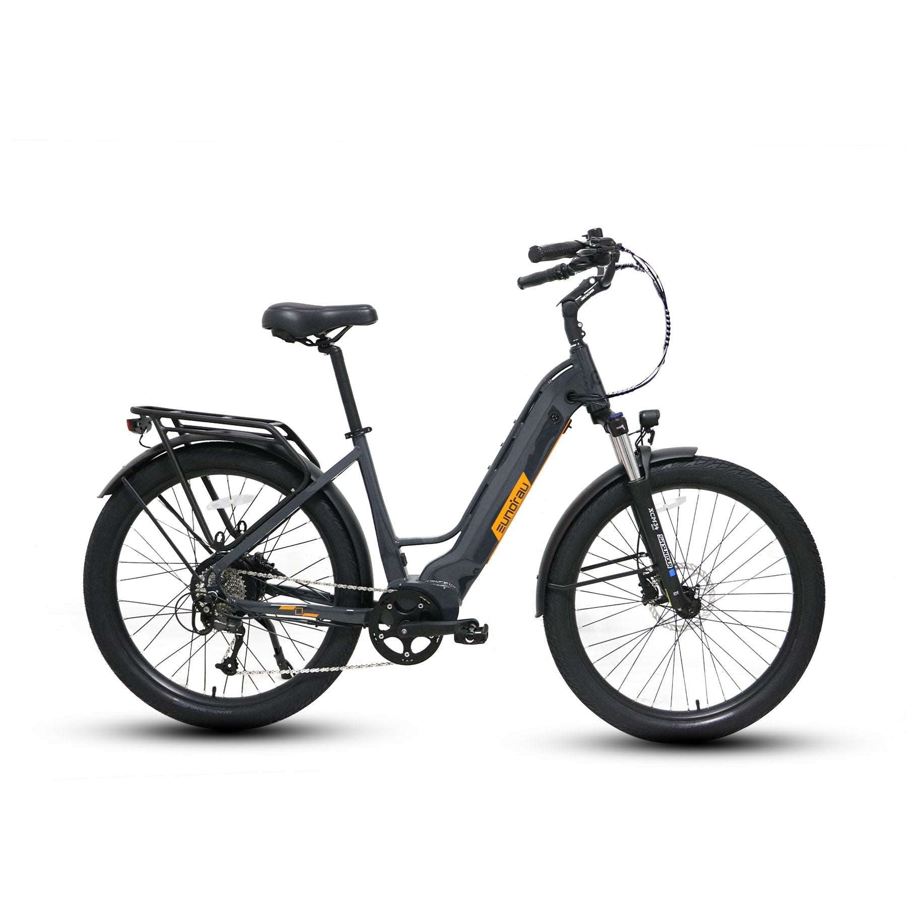 Eunorau 500W Meta275 Step-Thru Electric Bike - Street Rides