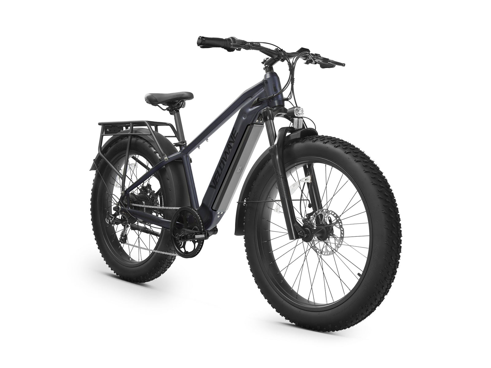 Velowave Ranger 2.0 fat tire electric bike Canada silver side profile