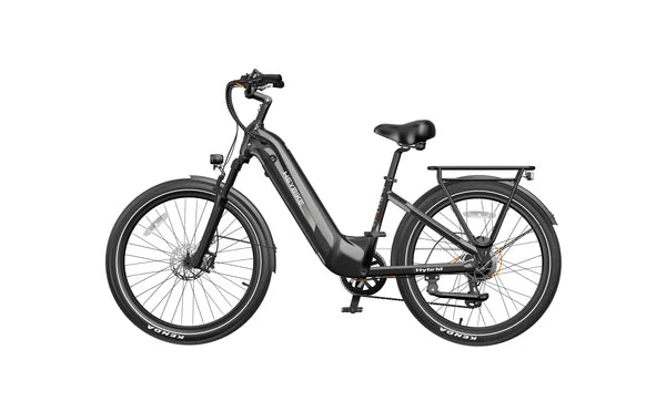 Heybike Hybrid electric bike Canada front cockpit detail
