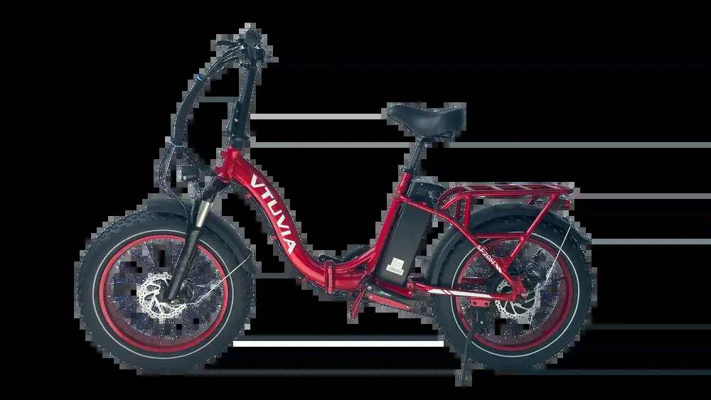 VTUVIA SF20H Step-Thru Folding Fat Tire E-Bike - Street Rides