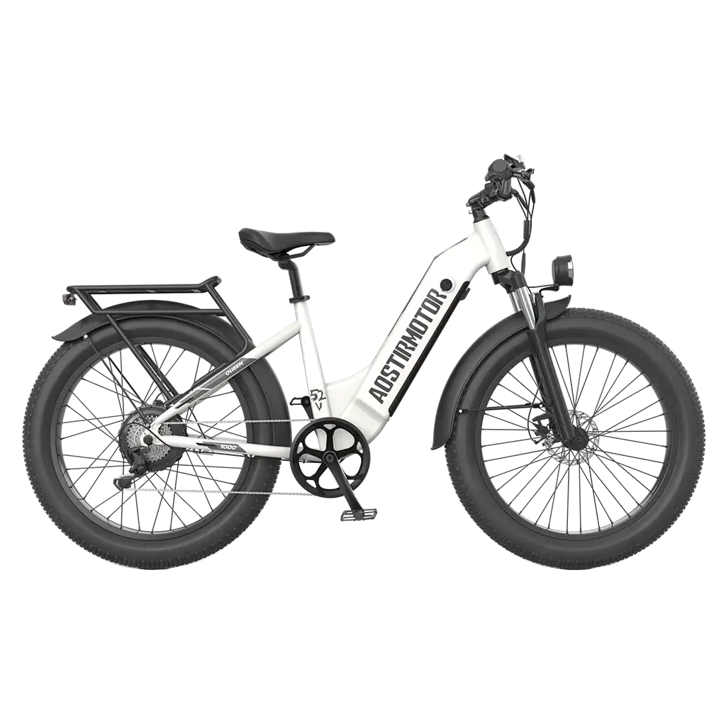 AOSTIRMOTOR Queen 1000W low-step fat tire e-bike Canada main view