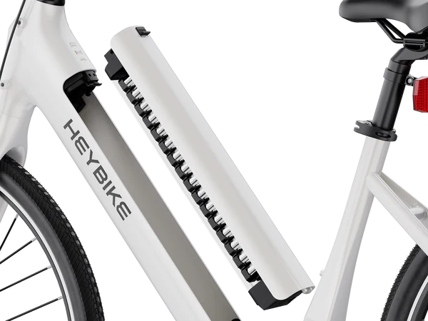 Heybike Venus electric bike Canada handlebar and display detail