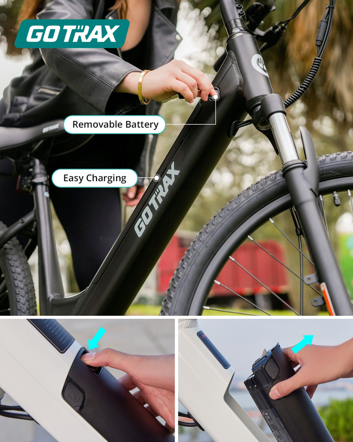 GOTRAX Dolphin commuter electric bike Canada 4 view