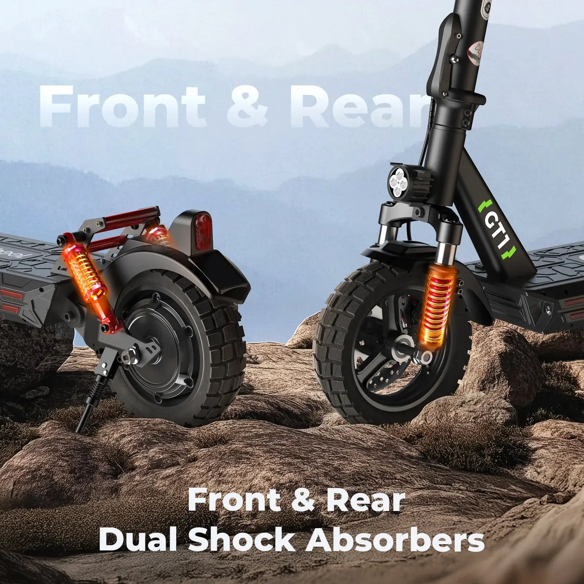 isinwheel GT1 800W Off Road Electric Scooter - Street rides