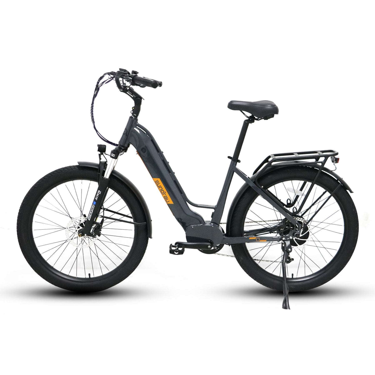 Eunorau 500W Meta275 Step-Thru Electric Bike - Street Rides