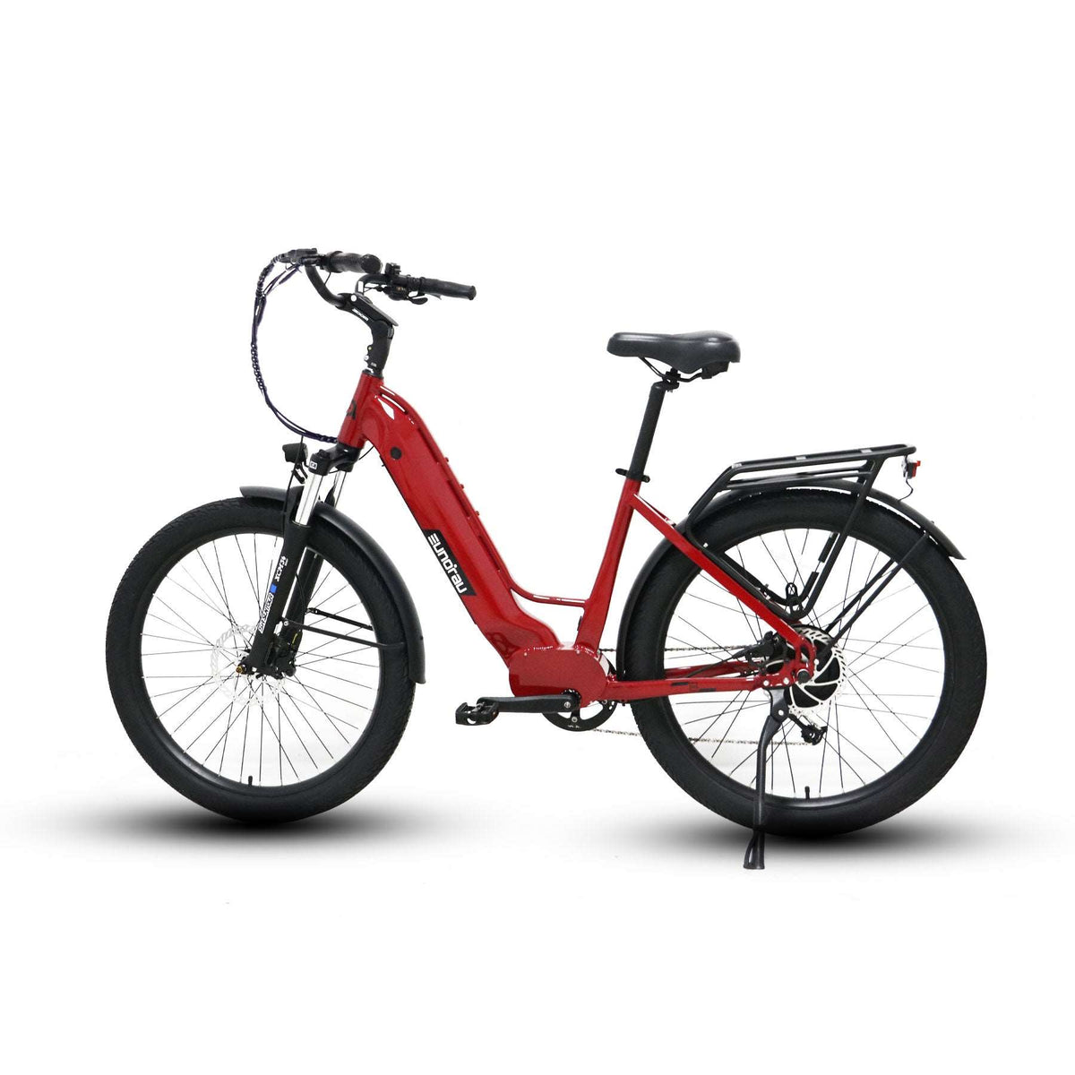 Eunorau 500W Meta275 Step-Thru Electric Bike - Street Rides