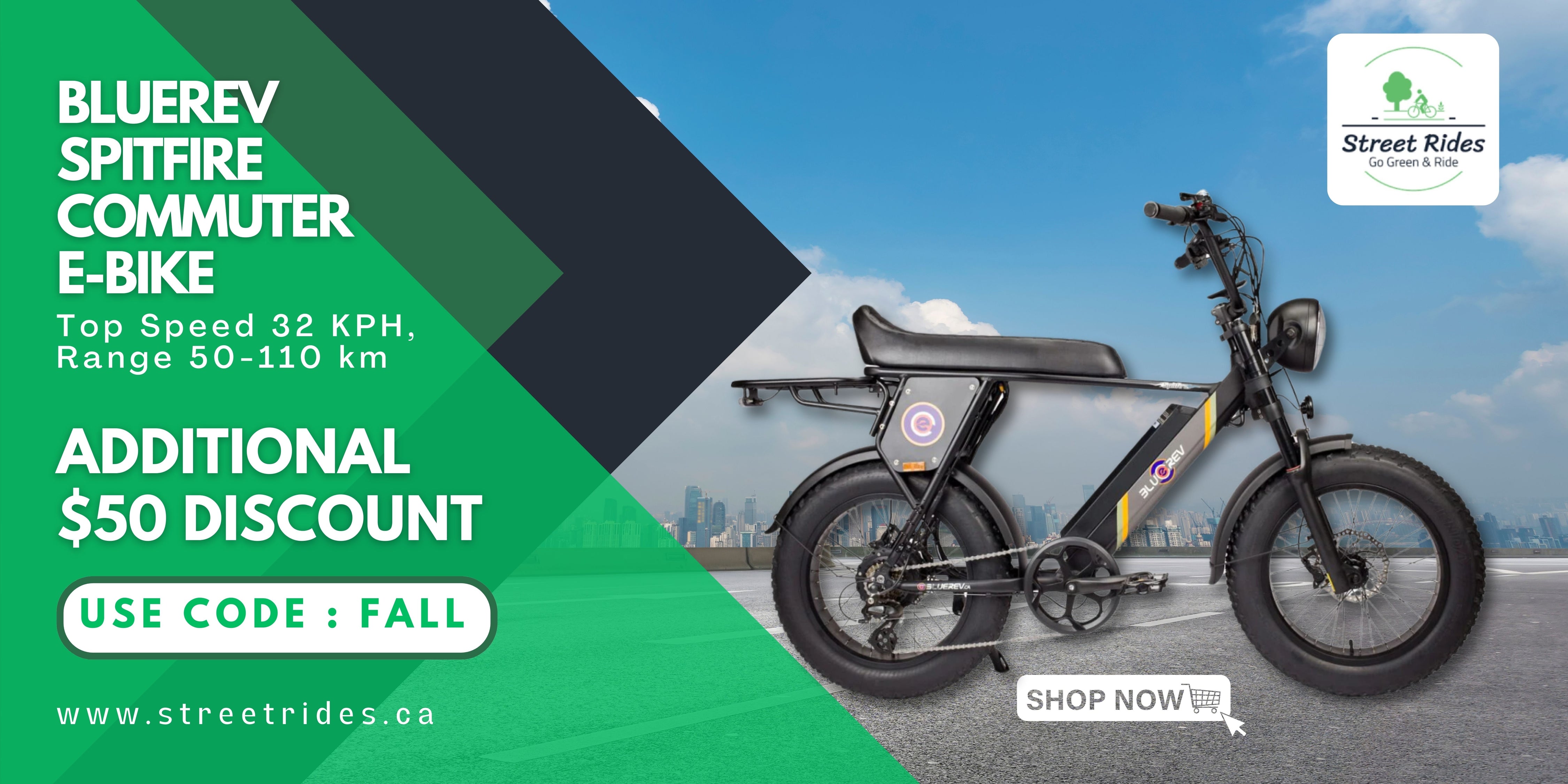 Street Ridez Electric Bikes Canada | Electric Scooters | E-Bikes | Street Rides