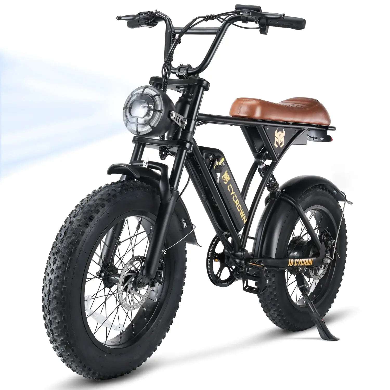 CycRun 750W Moped Style Electric Bike - Street Rides