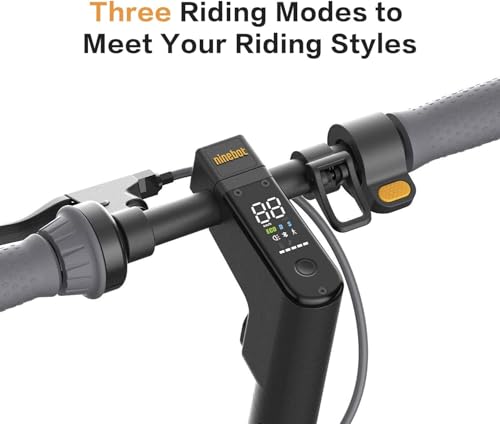 Segway Ninebot MAX G30P handlebar display and riding modes