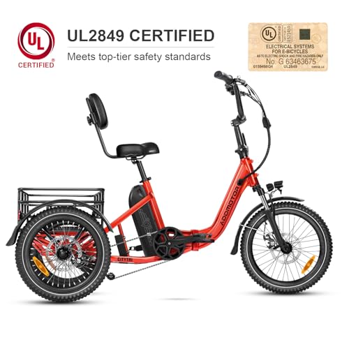 Addmotor CityTri E-310 Folding Electric Trike – 750W Long-Range E-Trike Canada
