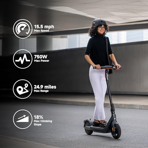 Segway Ninebot E2 Pro range modes and stated test conditions graphic