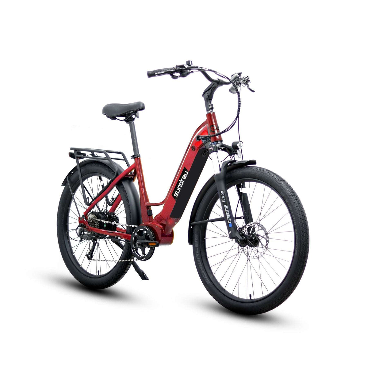 Eunorau 500W Meta275 Step-Thru Electric Bike - Street Rides