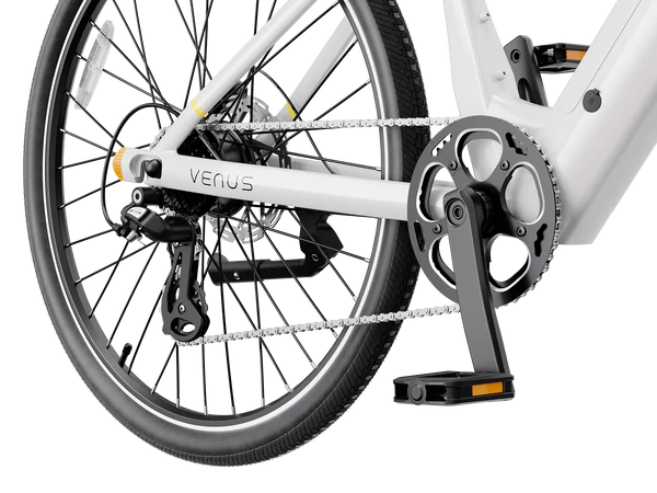 Heybike Venus electric bike Canada frame and riding geometry detail