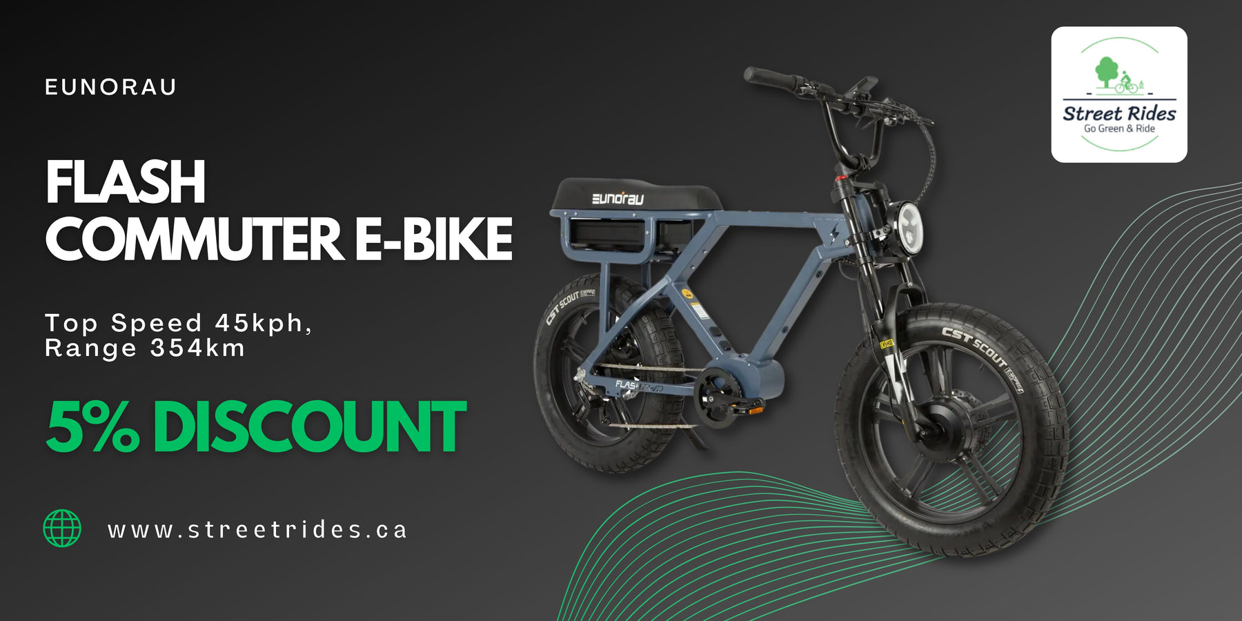 Street Ridez Electric Bikes Canada | Electric Scooters | E-Bikes | Street Rides
