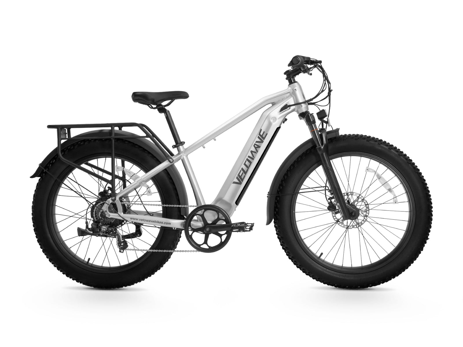 Velowave Ranger 2.0 fat tire electric bike Canada hydraulic brake detail