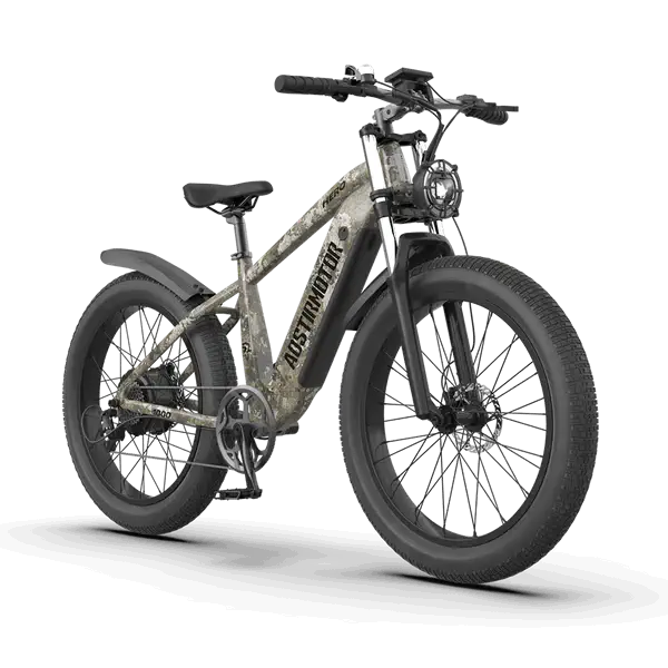 AOSTIRMOTOR Hero 52V 20Ah e-bike Canada battery area detail