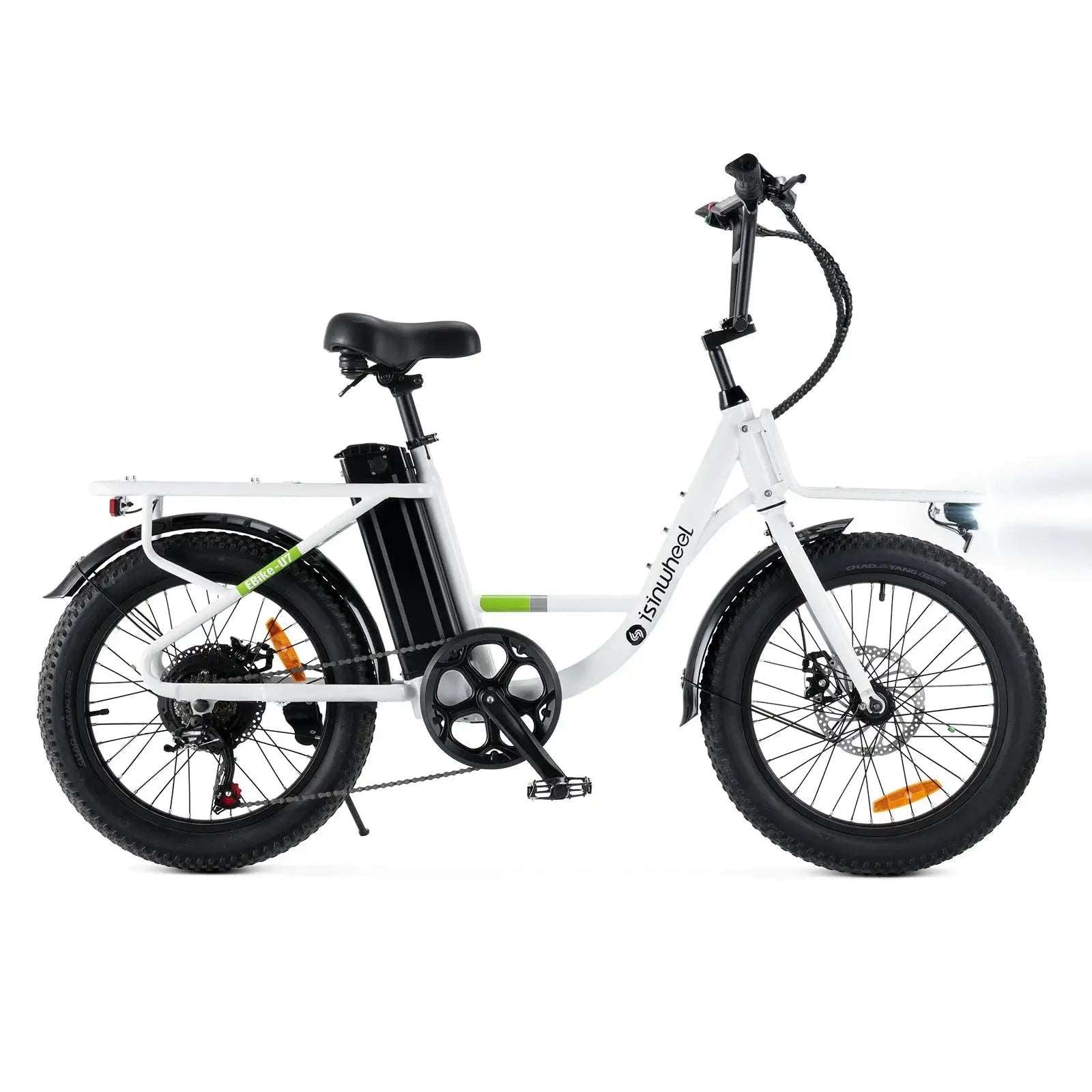 ISINWHEEL U7 20 Step Thru Cargo Electric Bike Street Rides