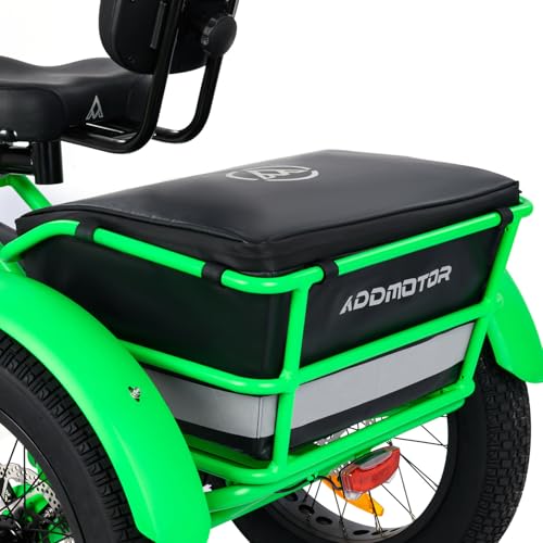 Addmotor Arisetan II M-360 Semi-Recumbent Electric Trike – 750W Motor, 48V 20Ah Samsung Battery, Differential Drive, Up to 85 Mile Range