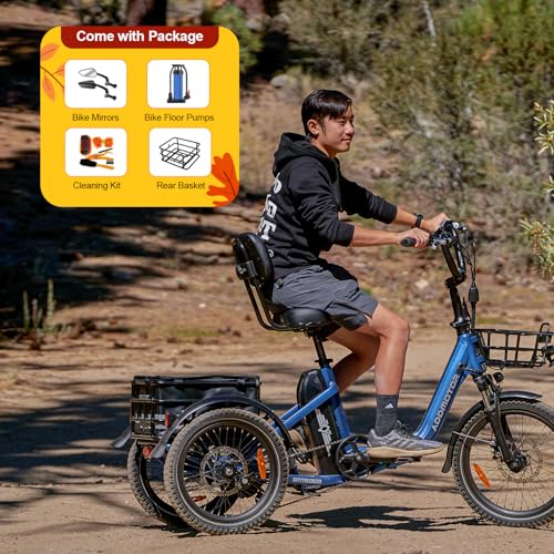 Addmotor CityTri E-310 Folding Electric Trike – 750W Long-Range E-Trike Canada