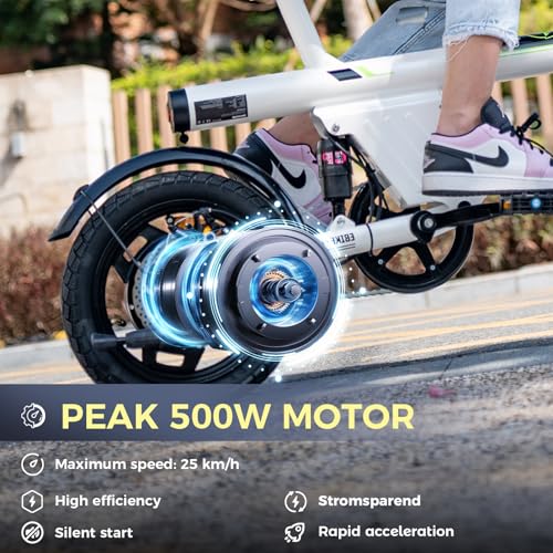 Rideplux Step-Through Electric Bike 500W Commuter Canada