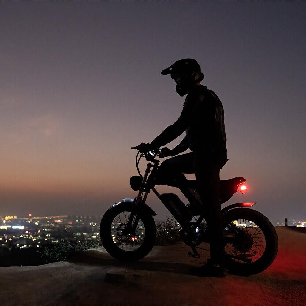 Bopzin 1000W Fat Tire Electric Bike – Motorcycle Style E-Bike Canada