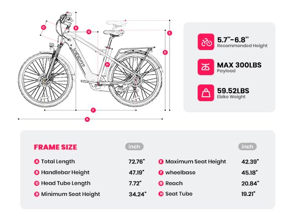 VEEFA Electric Bike for Adults 27.5” Ebike 32-38kmh Peak 1000W Motor E-Bike 128 KM Max Range by 48V Built-in Removable Battery, 5 Pedal-Assist Levels, UL 2849 Certified E Bike for Commuting