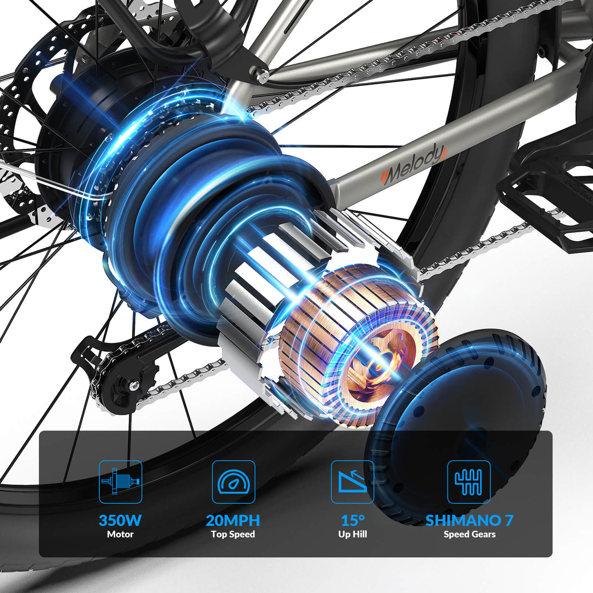 5TH WHEEL Melody LB18 Commuter Electric Bike - image 10
