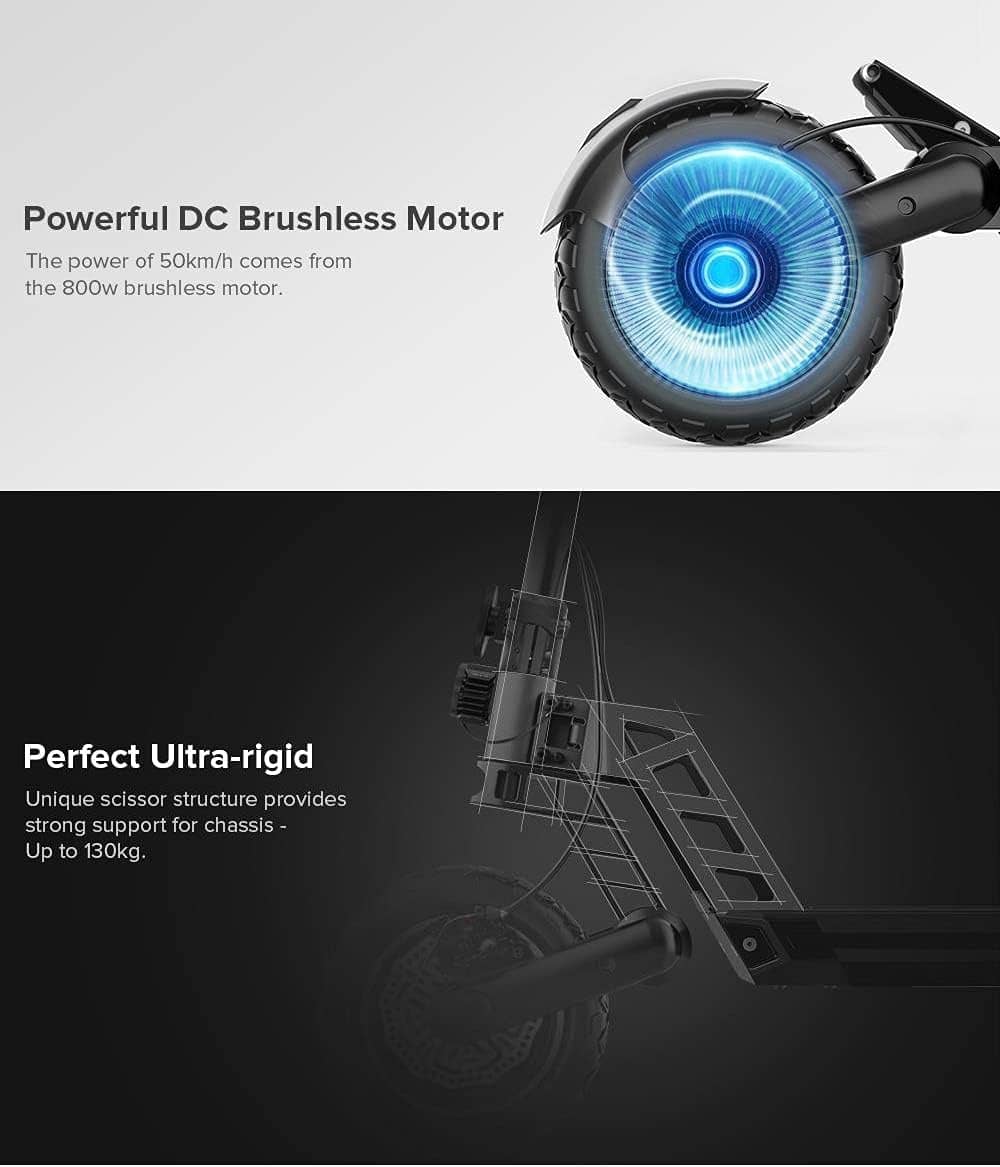 Kugoo G2 Pro Electric Scooter 800W Motor - Street Rides