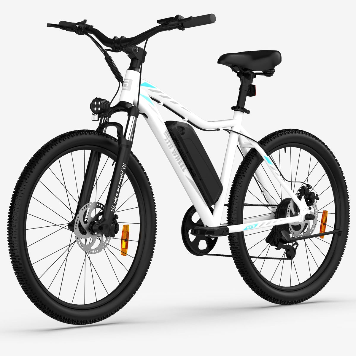 1000W motor hub on the 5TH WHEEL Mate — enough power to hold 37 km/h on flat roads