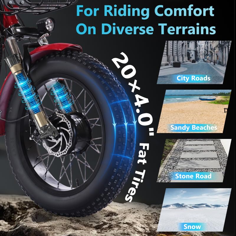 Kakigo Folding Electric Trike 48V 15Ah Fat Tire Canada