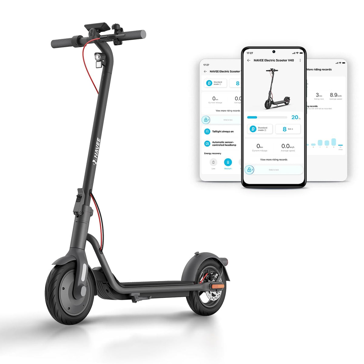 NAVEE V25 Electric Scooter – Foldable Commuter E-Scooter Canada