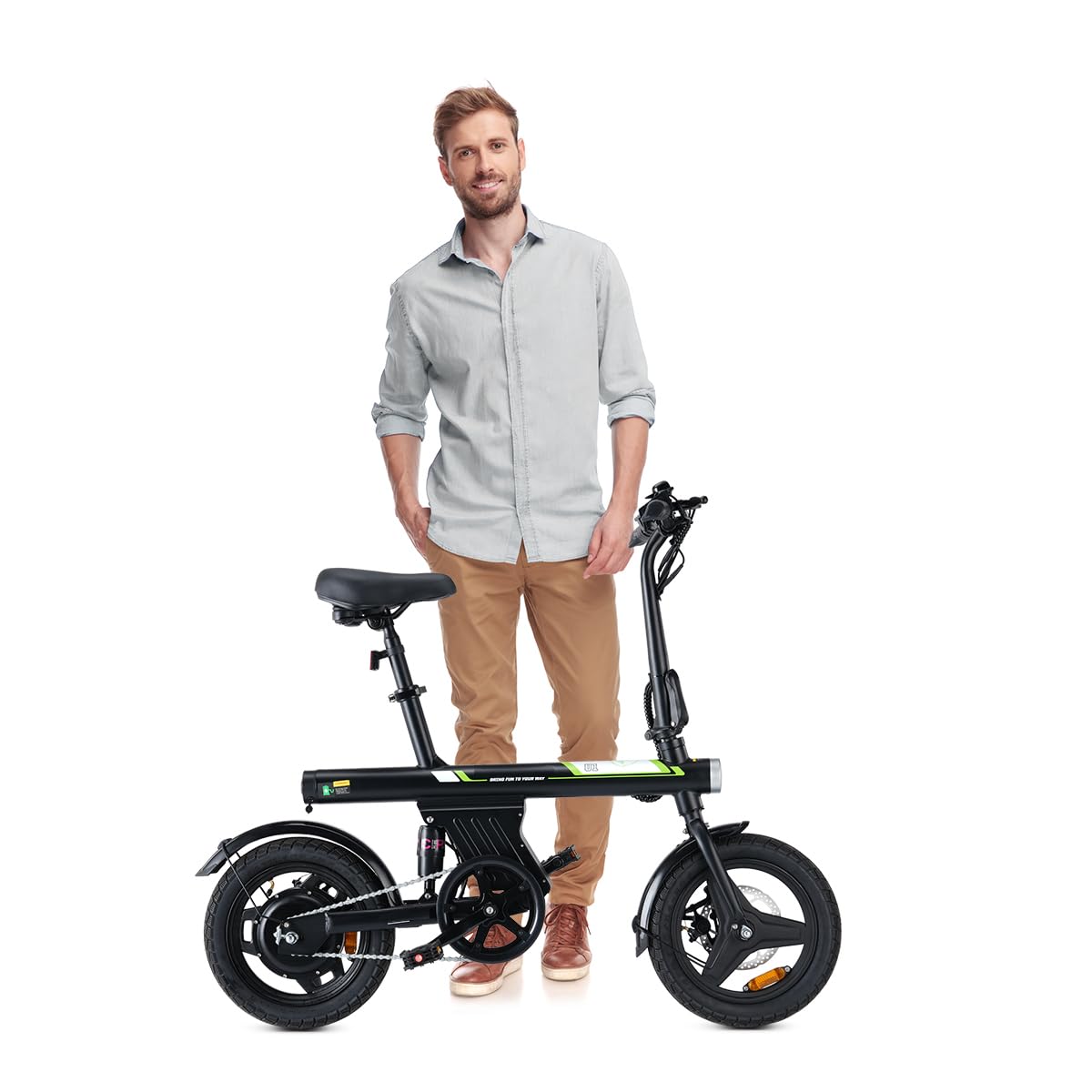 Rideplux Step-Through Electric Bike 500W Commuter Canada