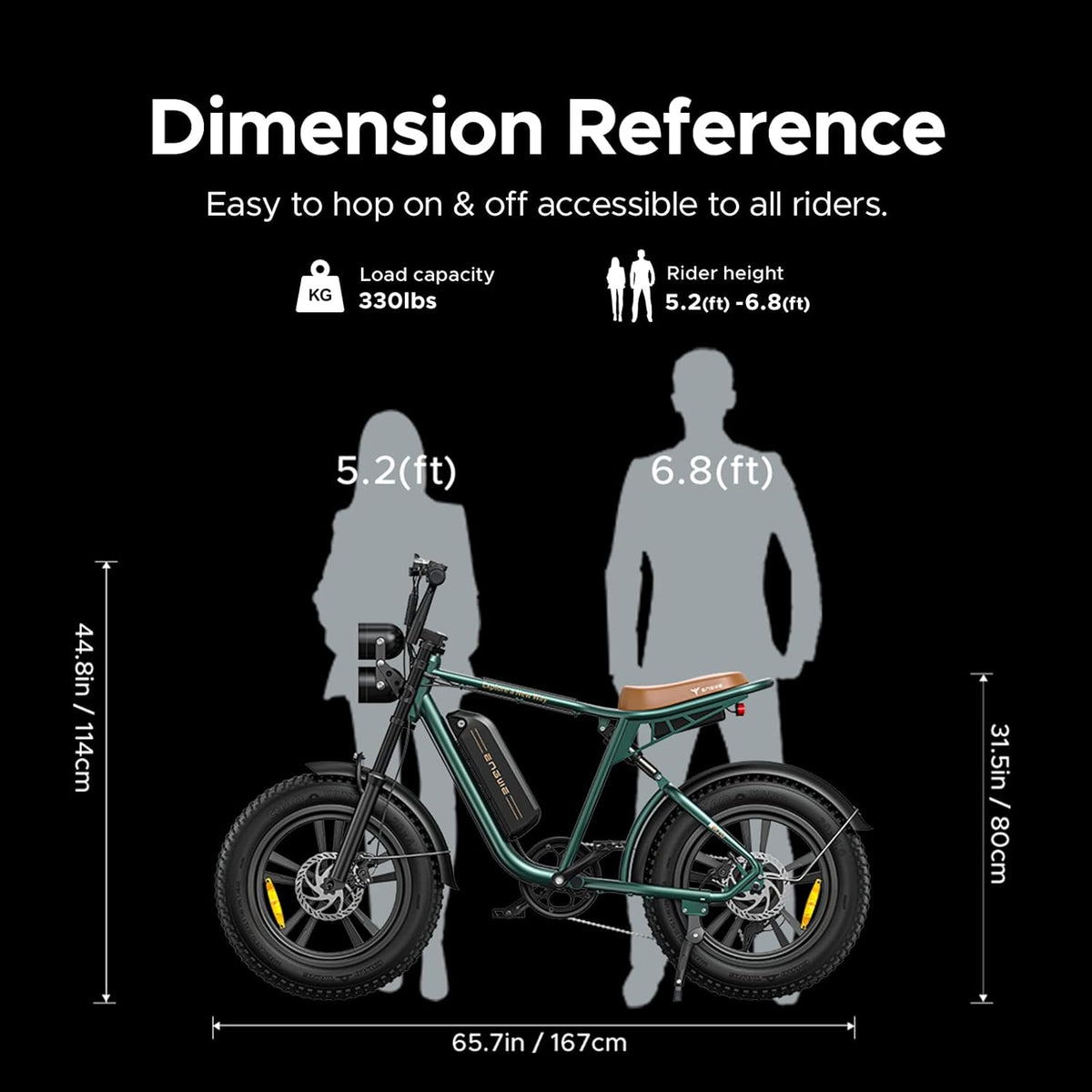 ENGWE M20 Moped-Style Fat Tire Electric Bike
