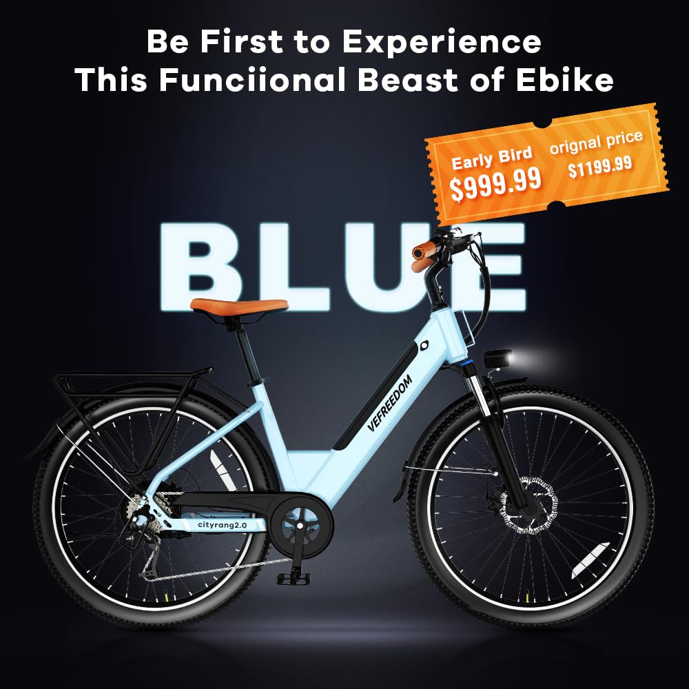 VEFREEDOM Cityrang 2.0 Electric Bike Canada | 720Wh