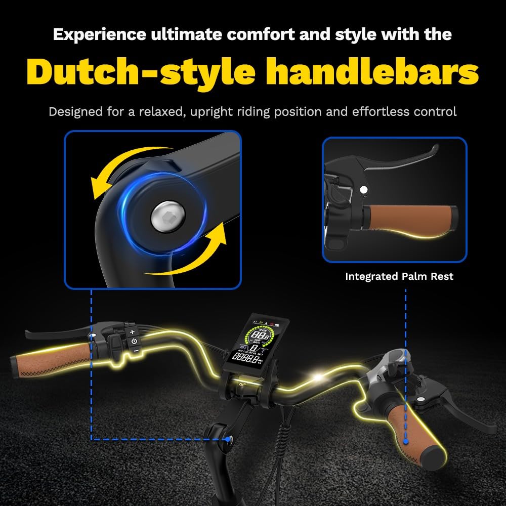 ZDZA ZA02 Electric Bike – Step-Through Cruiser Style, Ships from CANADA