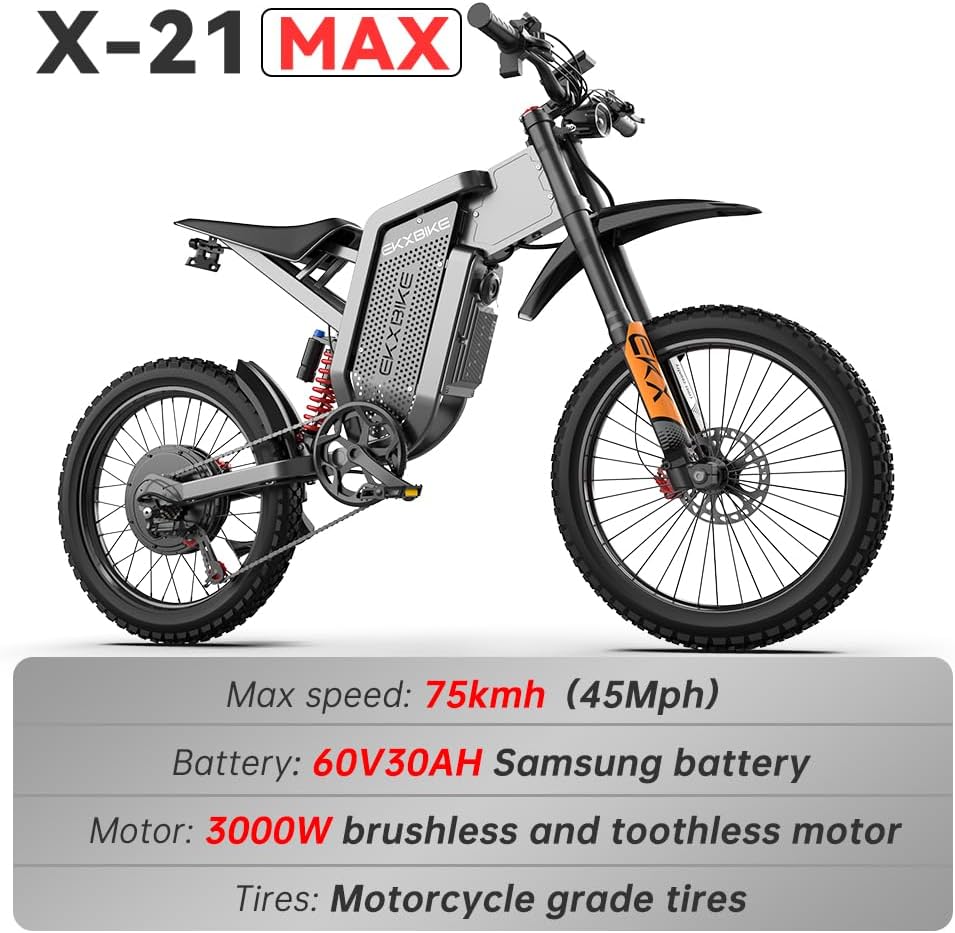 EKX X21 Max Electric Dirt Bike Canada