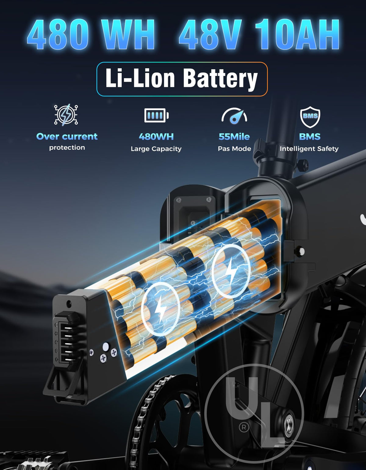 Jasion EB7 ST Folding Electric Bike Canada – Dual Suspension