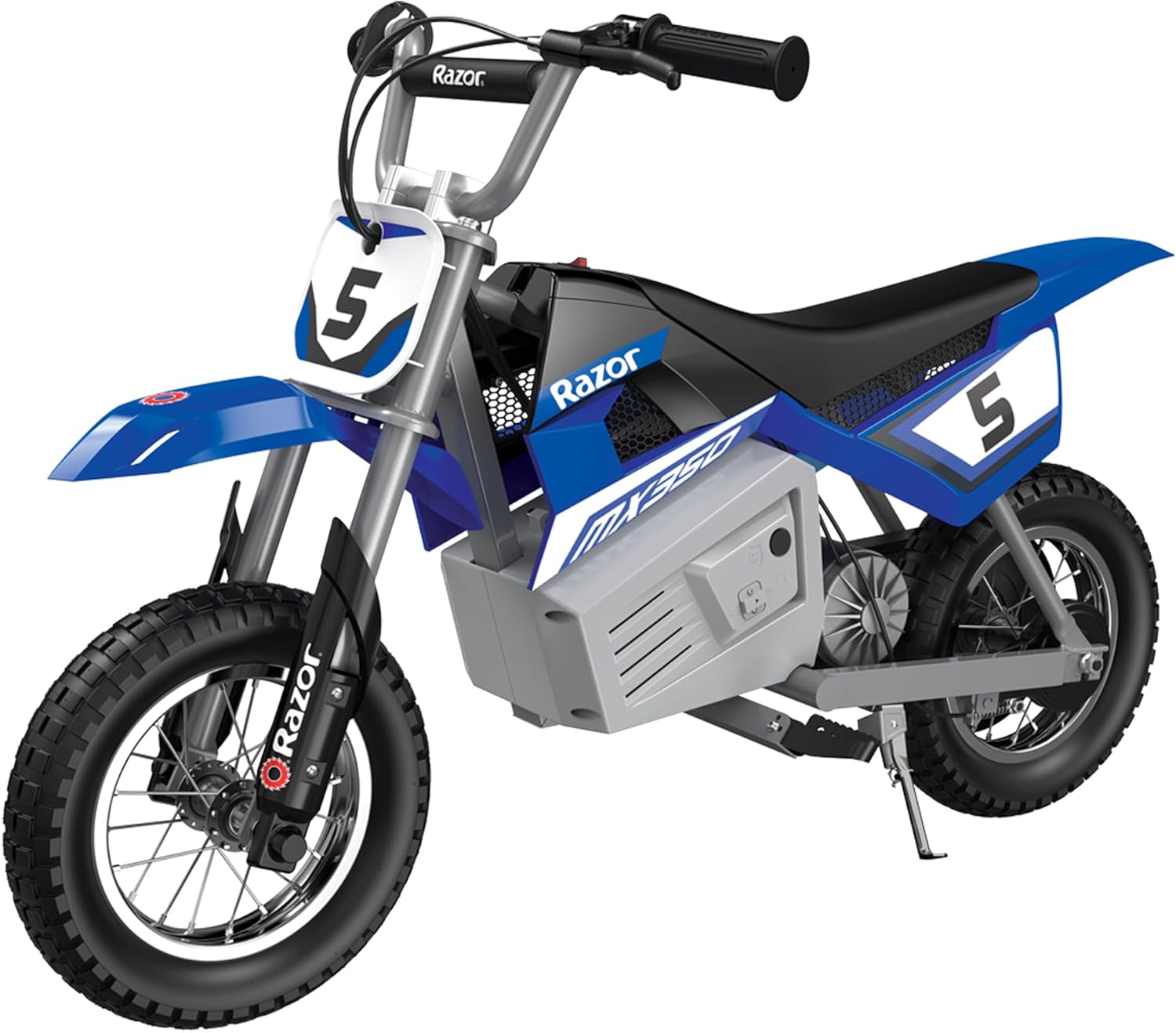 Razor MX350 Dirt Rocket electric dirt bike Canada blue front view